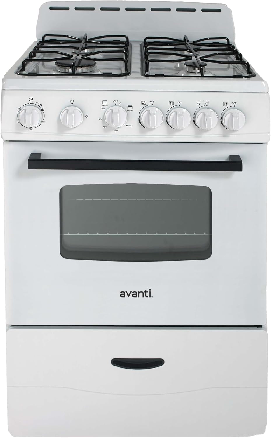 GR2414CW GR24 24" Compact Gas Range Oven, in White