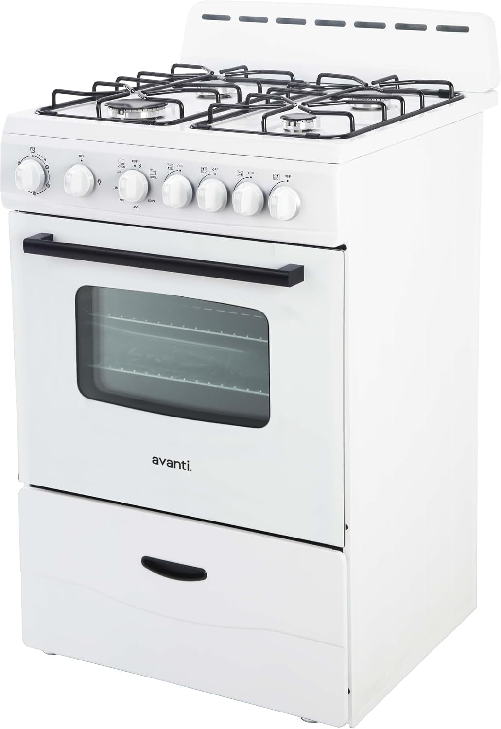 GR2414CW GR24 24" Compact Gas Range Oven, in White