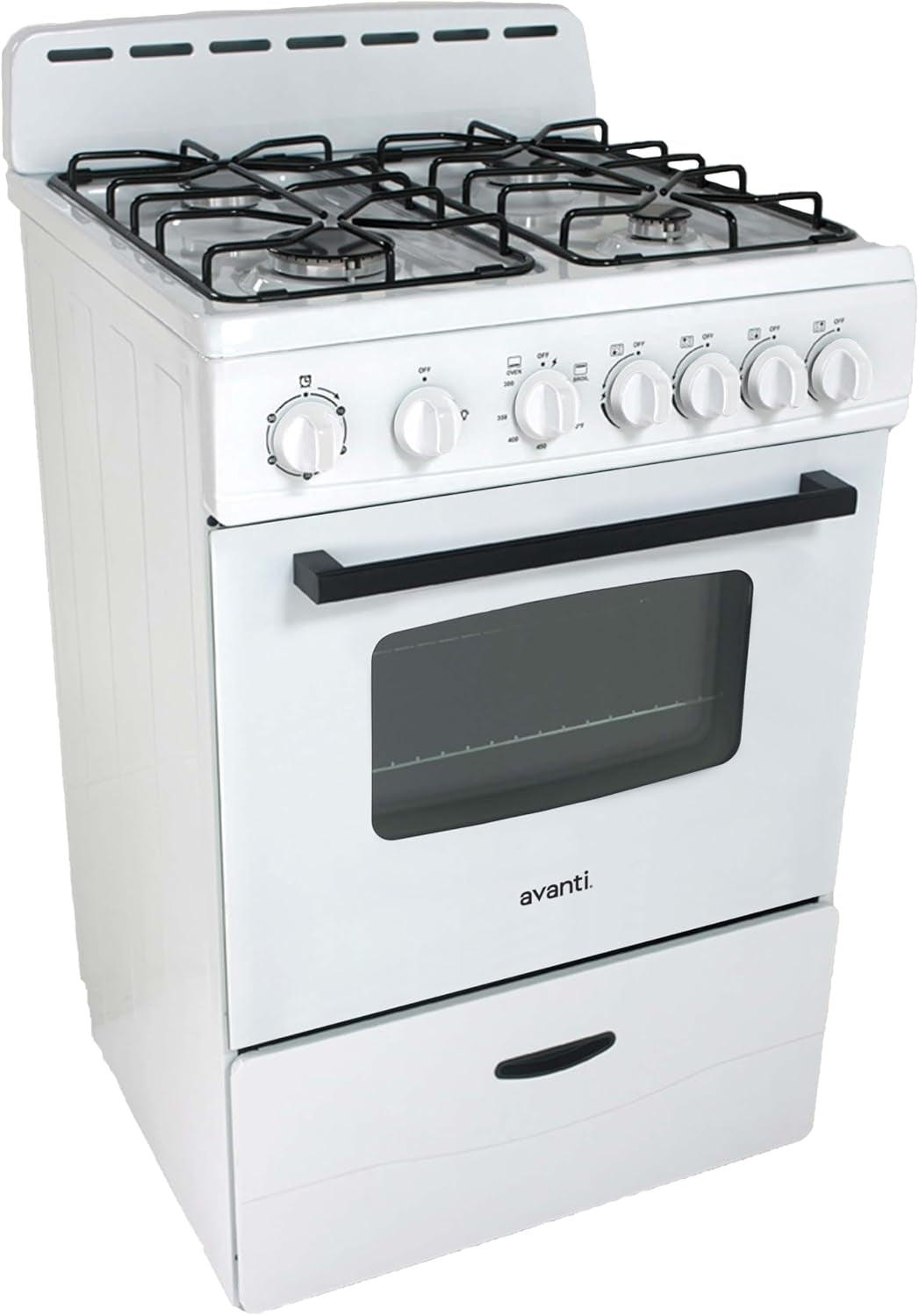 GR2414CW GR24 24" Compact Gas Range Oven, in White